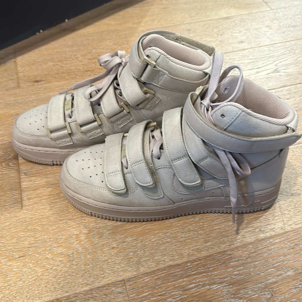 Nike Air Force 1’s x Billie Eilish “Mushroom” - High Top with Velcro Straps